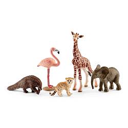Набор фигурок - Животные дикой природы (Schleich, 42388k) - миниатюра